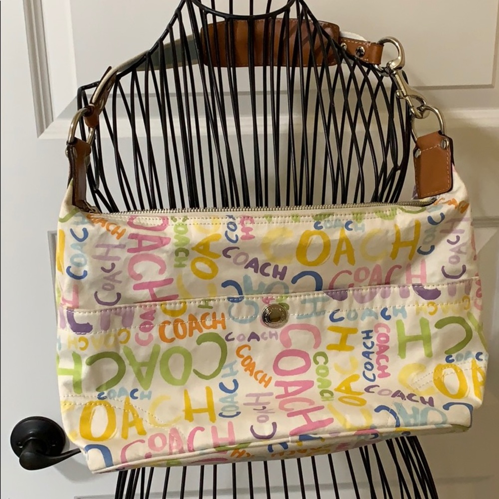 Coach logo purse